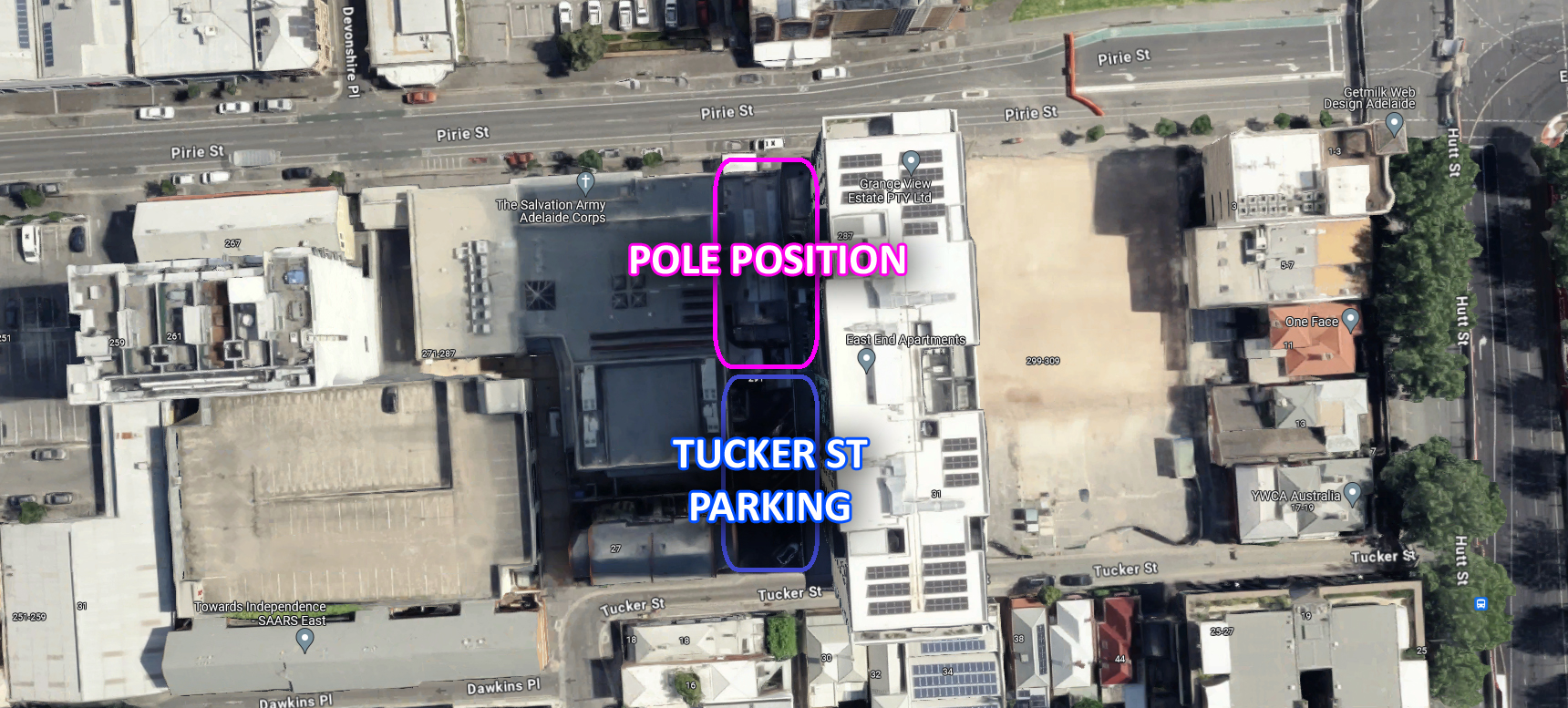 Pole Position Adult Entertainment venue - discreet onsite parking, via Tucker St!