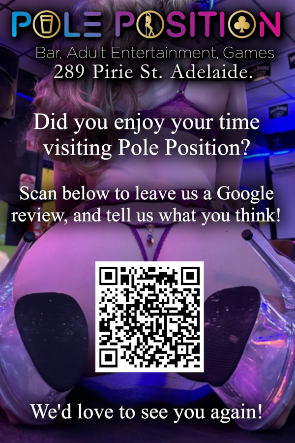 Pole Position Adult Entertainment Venue - scan here to leave us a Google review